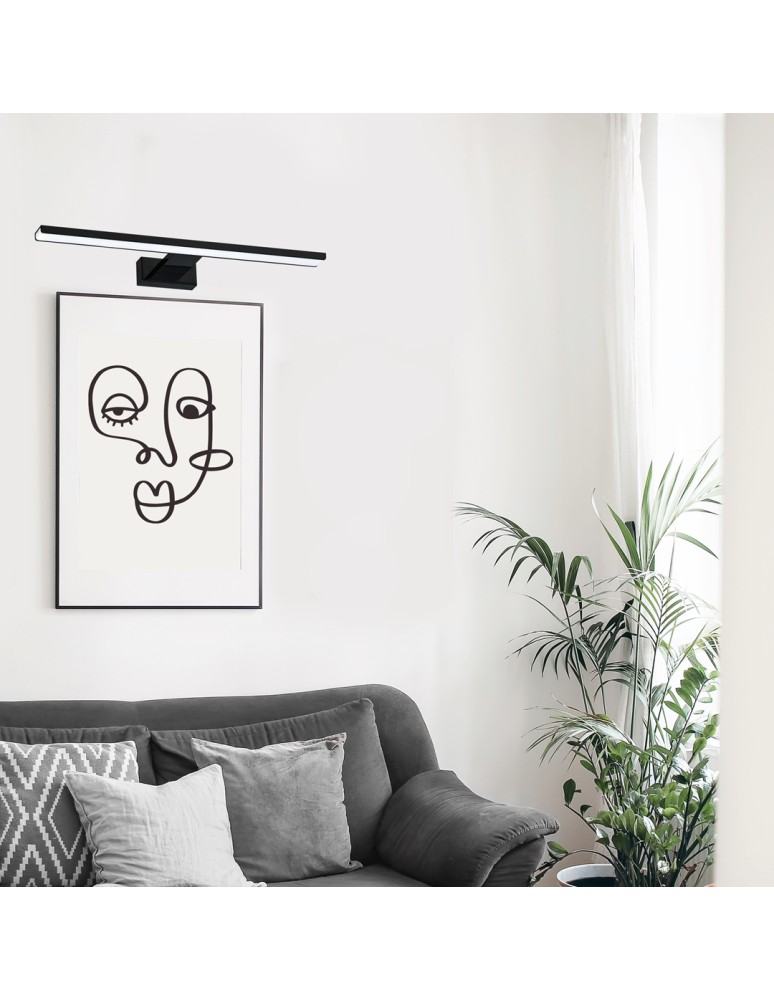 Milagro Kinkiet PINTO BLACK 11W LED 50cm ML8236