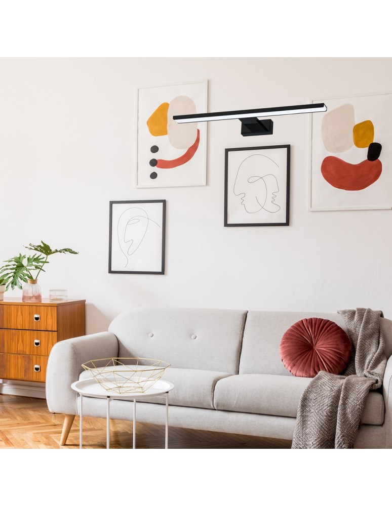 Milagro Kinkiet PINTO BLACK 11W LED 50cm ML8236