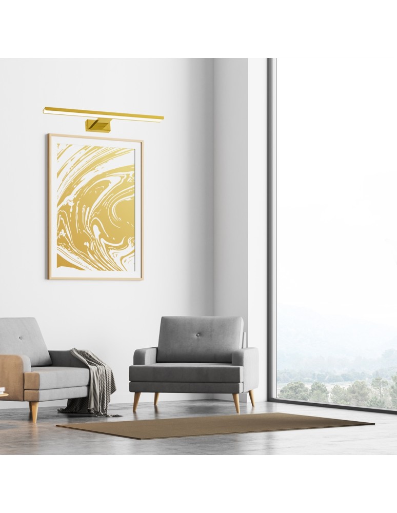 Milagro Kinkiet PINTO GOLD 12W LED 50cm ML8238 Milagro Kinkiet PINTO GOLD 12W LED 50cm ML8238