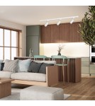 Gotowe zestawy szynoprzewodów - Milagro Zestaw Szynoprzewód 3xPipe GU10 + Prowadnica 1,5m - Biały ML8720 - product 3