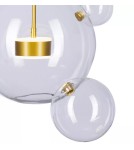 Step into Design Wisząca BUBBLES-14 LED Transparentny - Złoty 3000K Step into Design Wisząca BUBBLES-14 LED Transparentny - Złoty 3000K