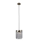 Lampy wiszące - ITALUX Sabriga Wisząca E14 1x40W Brązowy PND-44544-1 - product 3