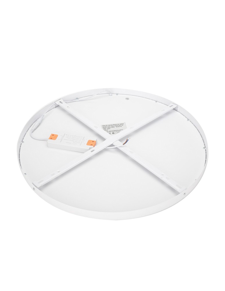 Plafony LED - ITALUX Pelaro Plafon LED zintegrowany 36W 3000K 3600lm Biały PLF-7001-500R-WH-3K - product kolory-swiatla.pl 3