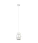 Lampy wiszące - ITALUX Harley Wisząca E27 1x40W Biały MDM-3480/1 W - produkt 3