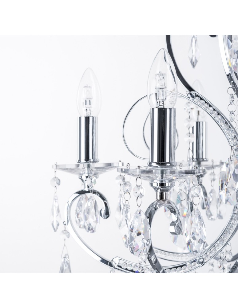 ITALUX Barocco Chrome Żyrandol E14 6x40W Chrom MD72709-6A