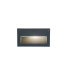 Oprawy do wbudowania w ściane - Nowodvorski BASALT Zewnętrzna Ścienna Wbudowana Max moc 1x60W E14 IP44 Grafitowy 3412 - product 1