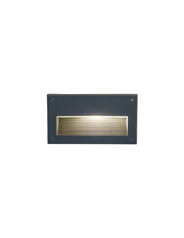 Nowodvorski BASALT Zewnętrzna Ścienna Wbudowana Max moc 1x60W E14 IP44 Grafitowy 3412