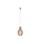 Lampy wiszące - Nowodvorski IKA A Sufitowa Wisząca Max moc 60W E27  Naturalne drewno 4171 - product 1