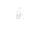 Kinkiety zewnętrzne - Nowodvorski MEKONG Zewnętrzna Ścienna Natynkowa Max moc 1x18W E27 IP42 Grafitowy 4418 - product 2