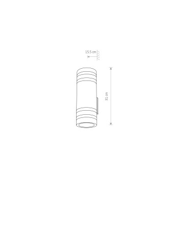 Nowodvorski SIERRA Zewnętrzna Ścienna Natynkowa Max moc 2x40W E27 IP54 Czarny 4422 - product 2