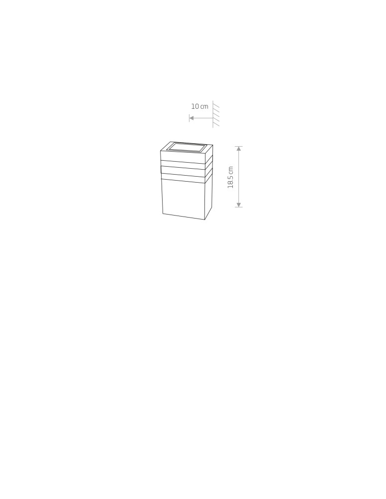 Kinkiety zewnętrzne - Nowodvorski RIO Zewnętrzna Ścienna Natynkowa Max moc 1x40W E27 IP54 Czarny 4423 - product kolory-swiatla.pl 2