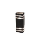 Kinkiety zewnętrzne - Nowodvorski RIO Zewnętrzna Ścienna Natynkowa Max moc 2x40W E27 IP54 Czarny 4424 - product 1