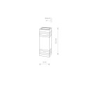 Kinkiety zewnętrzne - Nowodvorski RIO Zewnętrzna Ścienna Natynkowa Max moc 2x40W E27 IP54 Czarny 4424 - product 2
