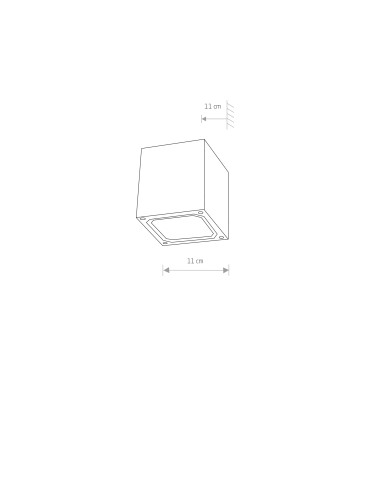 Nowodvorski KHUMBU Zewnętrzna Ścienna Natynkowa Max moc 1x40W G9 IP44 Grafitowy 4443 - produkt 2