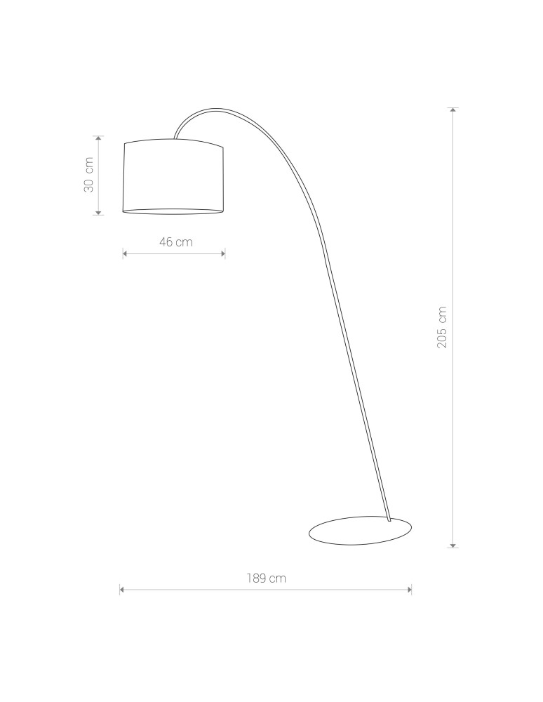 Lampy podłogowe z abażurem - Nowodvorski ALICE L Podłogowa Max moc 1x60W E27  Czarny 4963 - product kolory-swiatla.pl 2