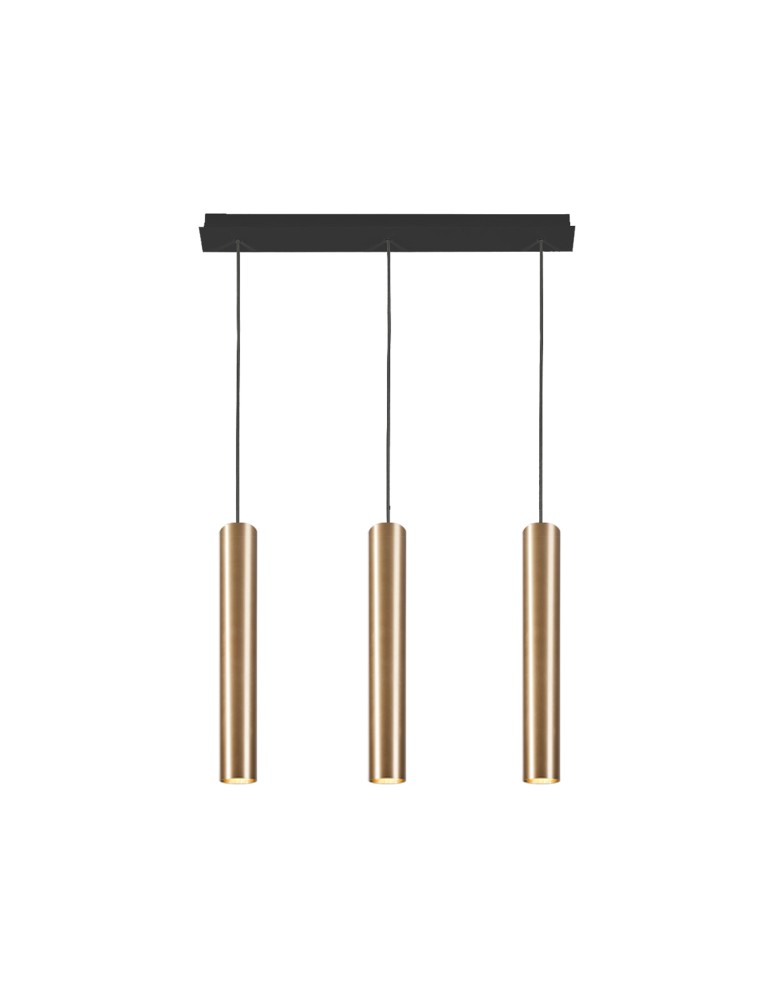 Nowodvorski EYE Sufitowa Wisząca Max moc 3x10W only LED GU10  Mosiądz 7863