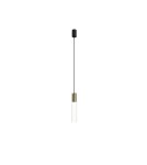Lampy wiszące szklane - Nowodvorski CYLINDER L Sufitowa Wisząca Max moc 10W only LED GU10  Transparentny 7867 - product 1