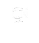 Plafony hermetyczne - Nowodvorski SIS Sufitowa Plafon Max moc 1x40W G9 IP44 Czarny 8054 - product 2