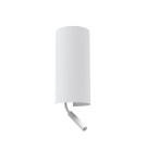 Kinkiety do czytania - Nowodvorski VELERO Ścienna Kinkiet z włącznikiem Max moc 40W, 10W only LED E27, G9  Biały 7983 - product 1