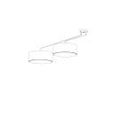 Lampy wiszące z abażurem - Nowodvorski FALCON Sufitowa Plafon/Przysufitowa Max moc 25W only LED E27  Czarny 7950 - product 3