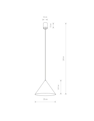 Nowodvorski ZENITH M Sufitowa Wisząca Max moc 35W GU10  Zielony 8003 - produkt 2