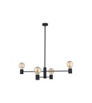Żyrandole loftowe - Nowodvorski RADIUS Sufitowa Wisząca Max moc 4x60W E27  Czarny 7931 - product 1