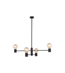 Żyrandole loftowe - Nowodvorski RADIUS Sufitowa Wisząca Max moc 4x60W E27  Czarny 7931 - product 2