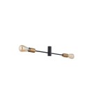 Lampy sufitowe loftowe - industrialne - Nowodvorski ROTOR Sufitowa Plafon Max moc 2x60W E27  Czarny 7934 - product 1