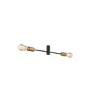 Lampy sufitowe loftowe - industrialne - Nowodvorski ROTOR Sufitowa Plafon Max moc 2x60W E27  Czarny 7934 - product 2