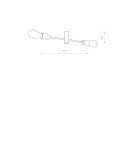 Lampy sufitowe loftowe - industrialne - Nowodvorski ROTOR Sufitowa Plafon Max moc 2x60W E27  Czarny 7934 - product 3