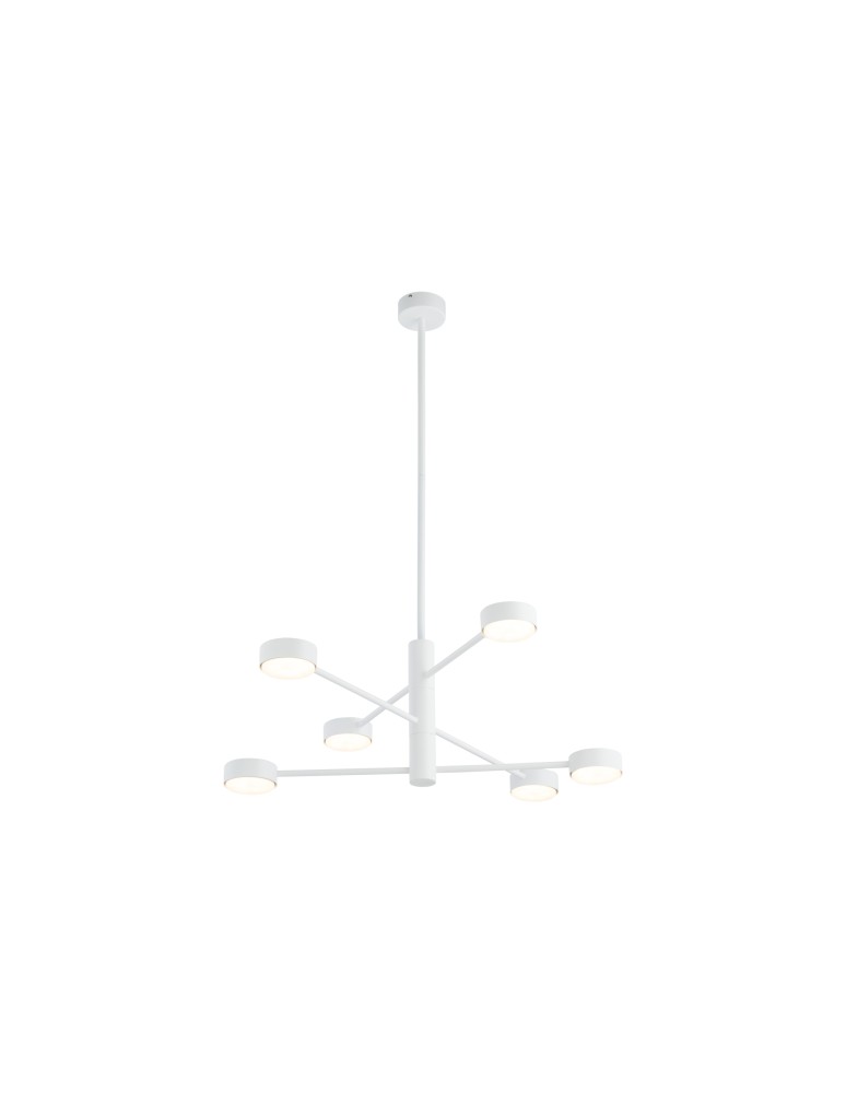 Nowodvorski ORBIT Sufitowa Wisząca Max moc 6x8W GX53 Biały 7942 Nowodvorski ORBIT Sufitowa Wisząca Max moc 6x8W GX53 Biały 7942