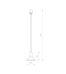Lampy wiszące - Nowodvorski HERMANOS Sufitowa Wisząca Max moc 10W only LED GU10  Czarny 8103 - product 2