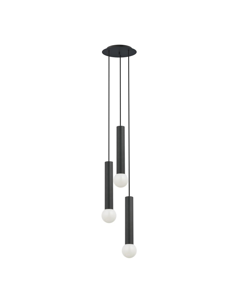 Nowodvorski BATON Sufitowa Wisząca Max moc 10W only LED E27  Czarny 7856
