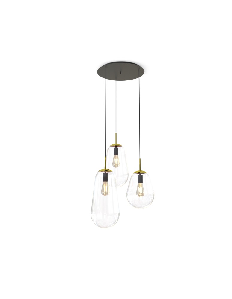 Nowodvorski PEAR Sufitowa Wisząca Max moc 40W E27  Transparentny 7794