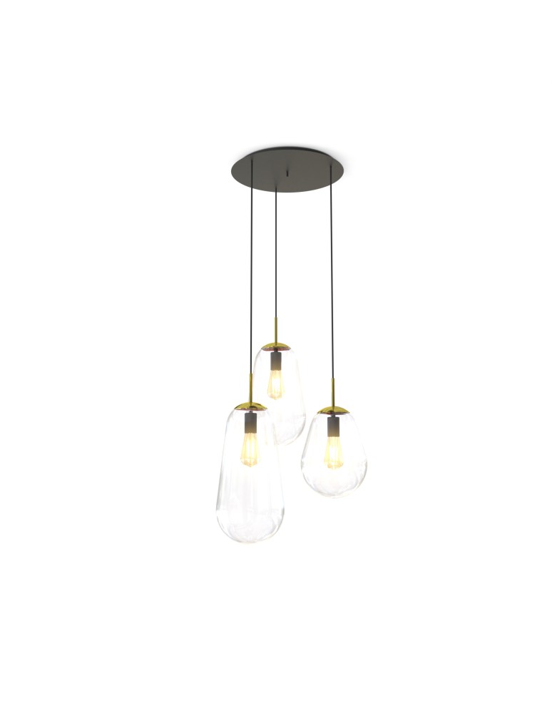 Nowodvorski PEAR Sufitowa Wisząca Max moc 40W E27  Transparentny 7794