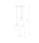 Lampy wiszące potrójne - Nowodvorski PEAR Sufitowa Wisząca Max moc 40W E27  Transparentny 7794 - product 4