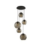 Lampy wiszące - Nowodvorski VETRO Sufitowa Wisząca Max moc 60W E27  Dymiony 7642 - product 1