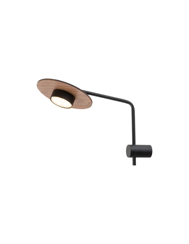 Kinkiety na wysięgniku - Nowodvorski DISK Ścienna Kinkiet Max moc 8W GX53  Czarny 7645 - product kolory-swiatla.pl 2