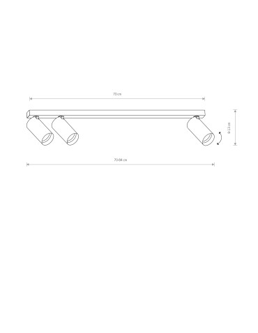 Nowodvorski MONO Reflektor/Spot Max moc 10W only LED GU10  Czarny 7842 - produkt 2