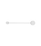 Kinkiety - Nowodvorski ORBIT Ścienna Kinkiet Max moc 8W GX53  Biały 7802 - product 1
