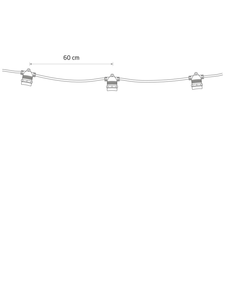 Nowodvorski FESTOON LIGHTS 9m Zewnętrzna Przenośna Max moc 15W E27 IP65 Czarny 7872 Nowodvorski FESTOON LIGHTS 9m Zewnętrzna Przenośna Max moc 15W E27 IP65 Czarny 7872