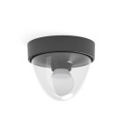 Lampy zewnętrzne sufitowe - Nowodvorski NOOK Zewnętrzna Sufitowa Plafon Max moc 1x10W only LED E27 IP44 Czarny 7978 - product 1