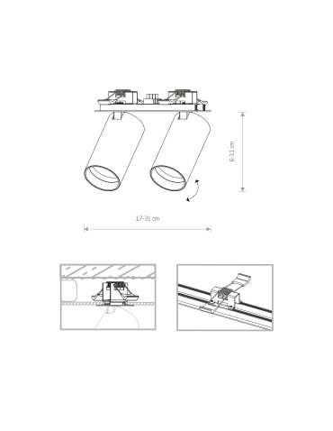Nowodvorski MONO SURFACE Spot Podtynkowa Max moc 10W only LED GU10  Biały 7828 - produkt 2