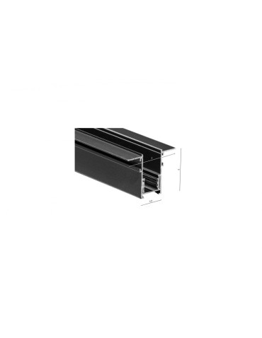 Azzardo Szynoprzewód Magnetyczny PROFIL TRACK MAGNETIC 52 GIPS1 2m Czarny AZ4865