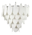 Lampy wiszące glamour - Cosmolight Lampa wisząca PALERMO P21473WH nikiel, biały - product 1