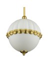 Cosmolight Lampa wisząca PRALINES P01206WH biały, mosiądz