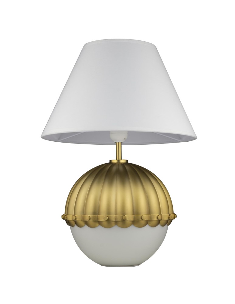 Cosmolight Lampa stołowa PRALINES T01282BR mosiądz