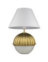 Cosmolight Lampa stołowa PRALINES T01282BR mosiądz