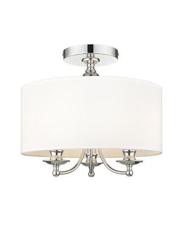 Cosmolight Plafon ABU DHABI C03466CH-WH chrom