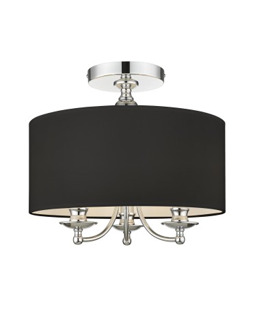 Cosmolight Plafon ABU DHABI C03466CH-BK chrom